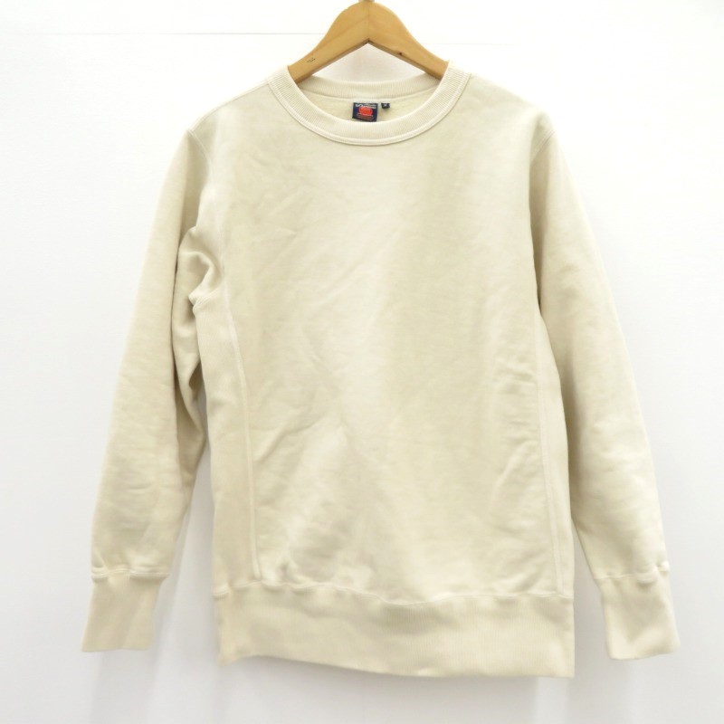 【中古】STUDIO DARTISAN | ステュディオダルチザン 45周年石川台 吊り編み SWEAT 流汗 ベージュ【瀬戸大橋店】