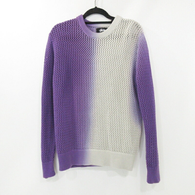 楽天市場】【中古】Stussy グラデーション メッシュ ニット