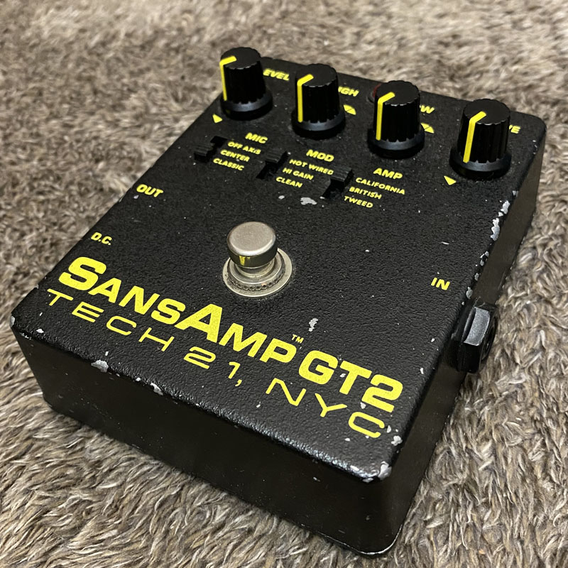 SansAmp GT2 TECH21 NYC サンズアンプ アンプシミュレーター TECH21 SansAmp GT2 アンプシミュレーター ギターエフェクター