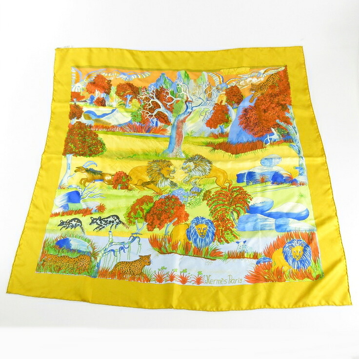 【中古】HERMES | エルメス カレ90 Nuba Mountain えり巻き【姫路東店】
