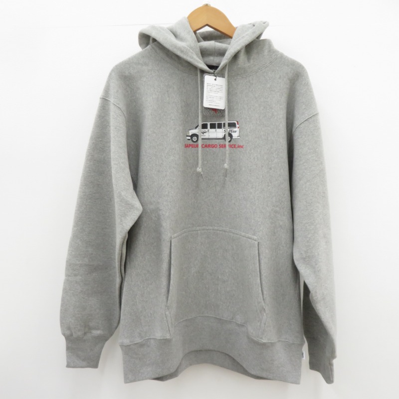 SAPEur サプール MIA HOODIE グレー XXLサイズ SAPEur サプール MIA HOODIE グレー XXLサイズ