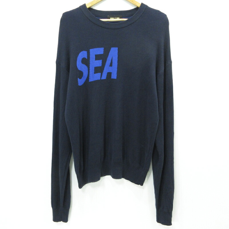 WIND AND SEA カウチンニット SEAロゴ柄 美品 WIND AND SEA カウチンニット SEAロゴ柄 美品