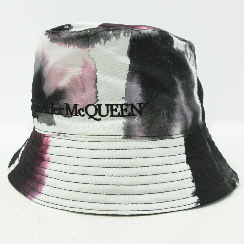 Alexander McQUEEN グラフィックバケットハット BLK/L Alexander McQUEEN グラフィックバケットハット BLK/L Alexander