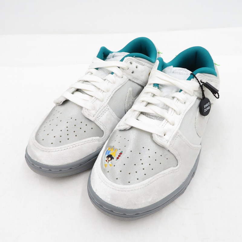 【中古】NIKE | ナイキ WMNS Dunk Low \u0027Ice White Green\u0027 スニーカー DO2326-001 ダンク 白いこと 23.5糎【瀬戸大橋店】