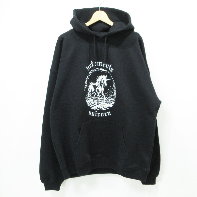 VETEMENS ユニコーンパーカー VETEMENTS ヴェトモン 19AW Rainbows Unicorn Hoodie レインボー
