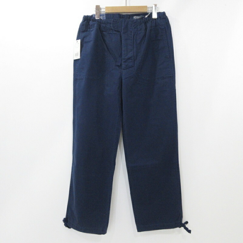 【中古】POLO RALPH LAUREN | ポロ・ラルフローレン ツイルラグビーパンツ チノパンツ MNPOPNT14G20542 ネイビー サイズ：M【姫路東店】