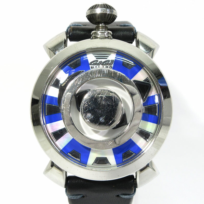 GagaMilano マヌアーレ46 スモセコ シルバー GaGa MILANO - ガガミラノ / GaGa MILANO マヌアーレ 46