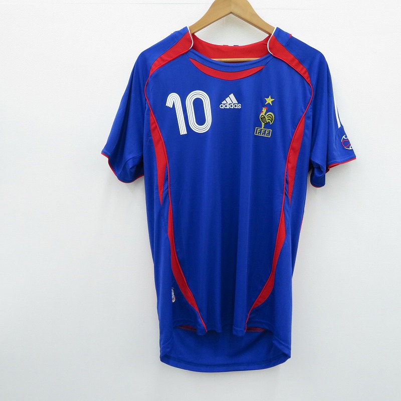 adidas フランス代表2000年ホーム シャツ Lサイズ 未使用品 FRANCE 2000 2001 HOME FOOTBALL SHIRT SOCCER JERSEY ADIDAS sz