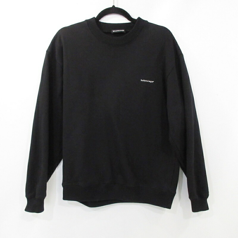 【BALENCIAGA】ロゴプリントフードスウェットコットンスウェット Balenciaga パリセーガ ロゴプリント スウェットシャツ [本日