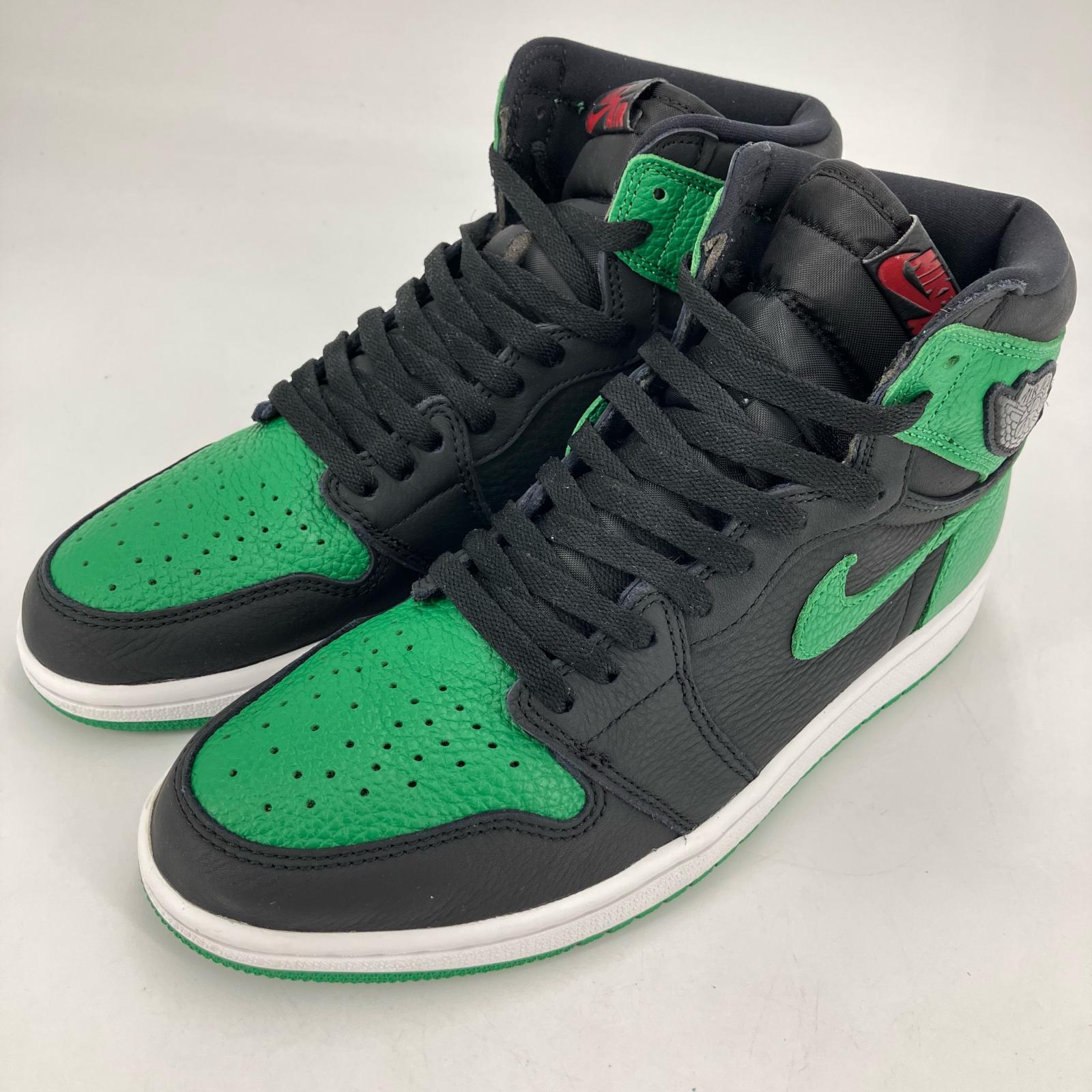 【中古】NIKE AIR JORDAN | ナイキ 大気圏 ジョーダン Air Jordan 1 Retro High OG スニーカー 555088-030 緑であること 27.5珊【イオン広店】
