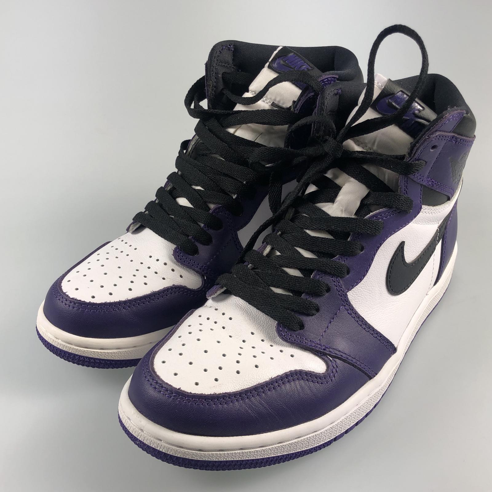 【中古】NIKE | ナイキ AIR JORDAN 1 RETRO HIGH OG スニーカー 555088-500 パープル 27cm【姫路東店】