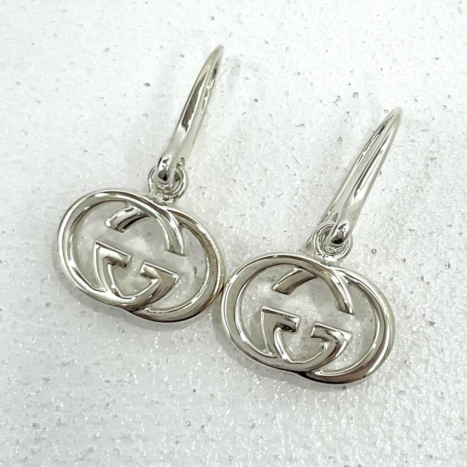 【中古】GUCCI | グッチ インターロッキングG ピアス 223321 J8400 8106 シルバー【尾張小牧店】