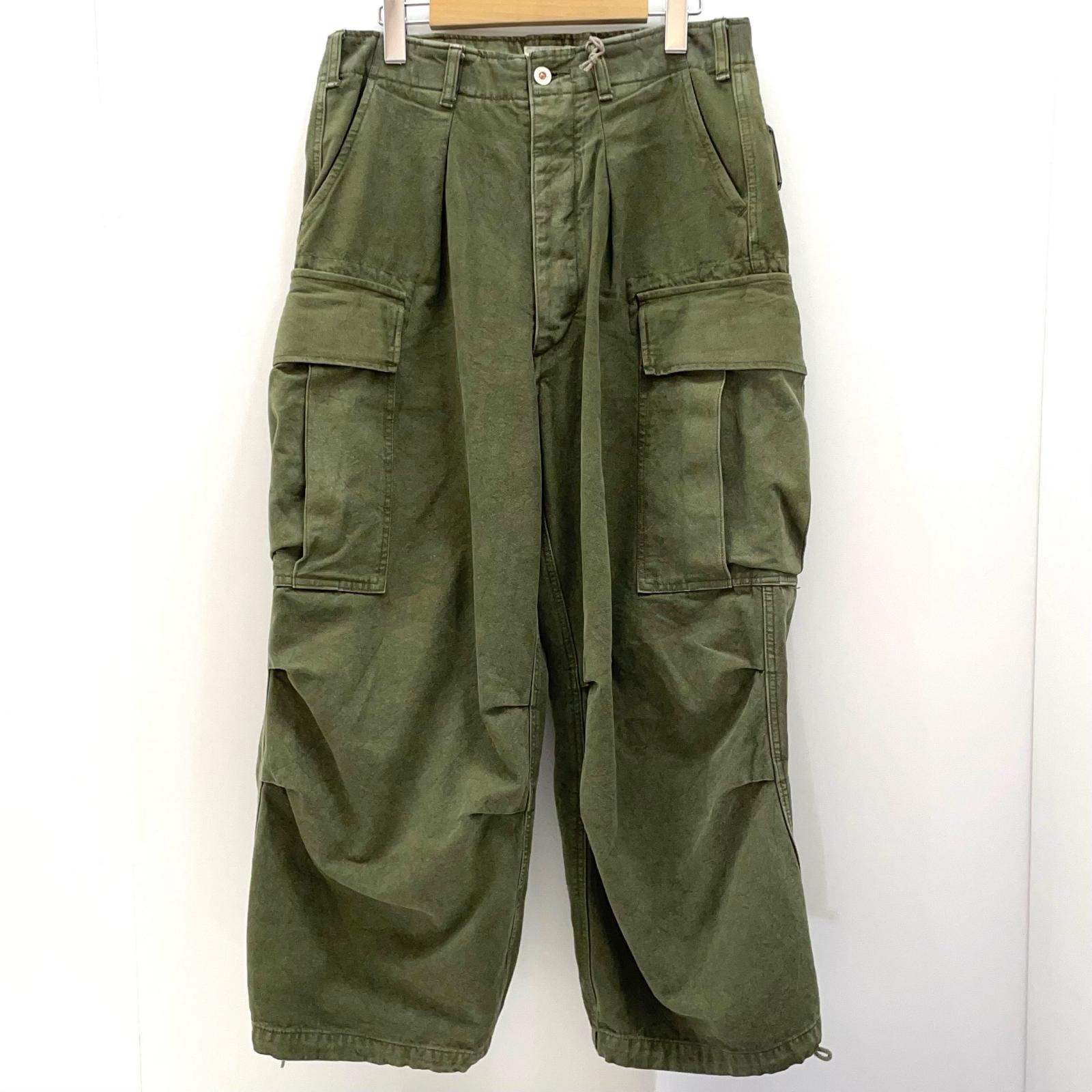 楽天市場】【中古】HERILL 23AW Backsatin splash Utilitypants