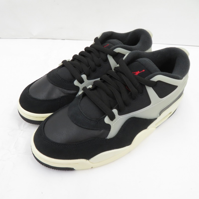 【中古】NIKE | ナイキ Air Jordan 4 RM \u0027Black/Sail\u0027 スニーカー FQ7939-006 エアジョーダン 黒いこと 大いさ：27【瀬戸大橋店】