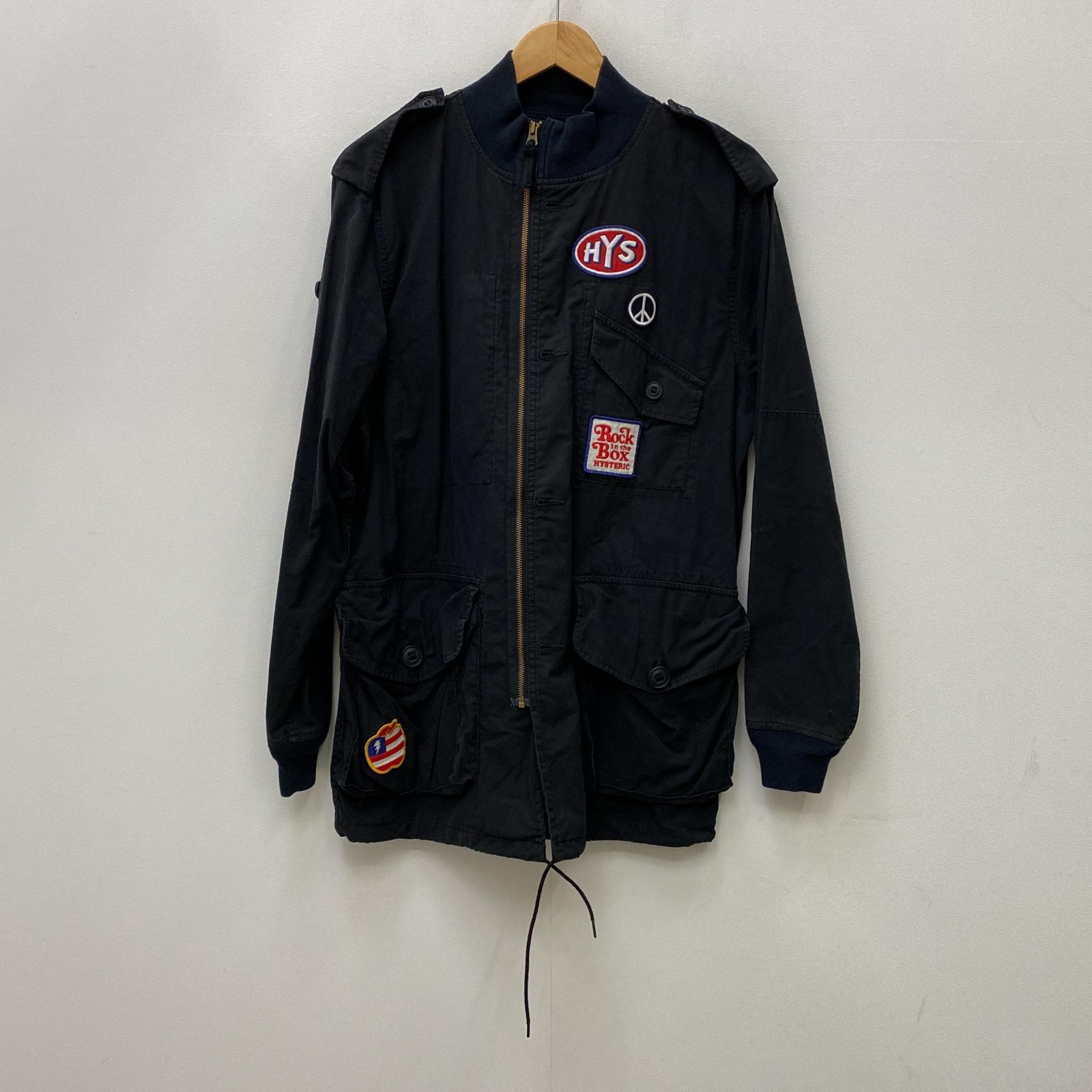 【中古】HYSTERIC GLAMOUR | ヒステリックグラマー アーミーリメイクフィールドジャケット ミリタリージャケット 02201AB03 ブラック サイズ：M【加古川店】