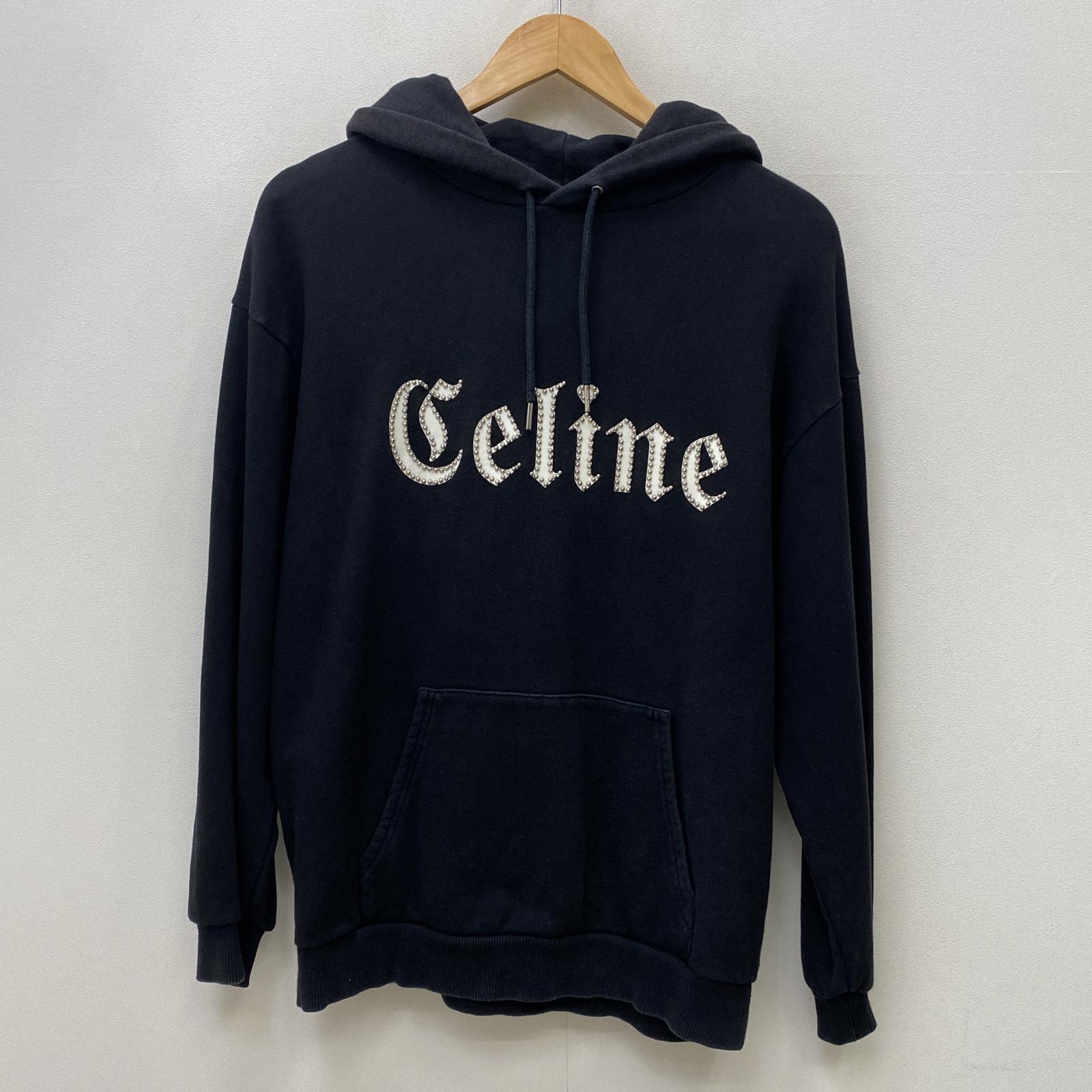 ジギープリント★CELINE★コットン フリース フーディー ジギープリント☆CELINE☆コットン フリース フーディー