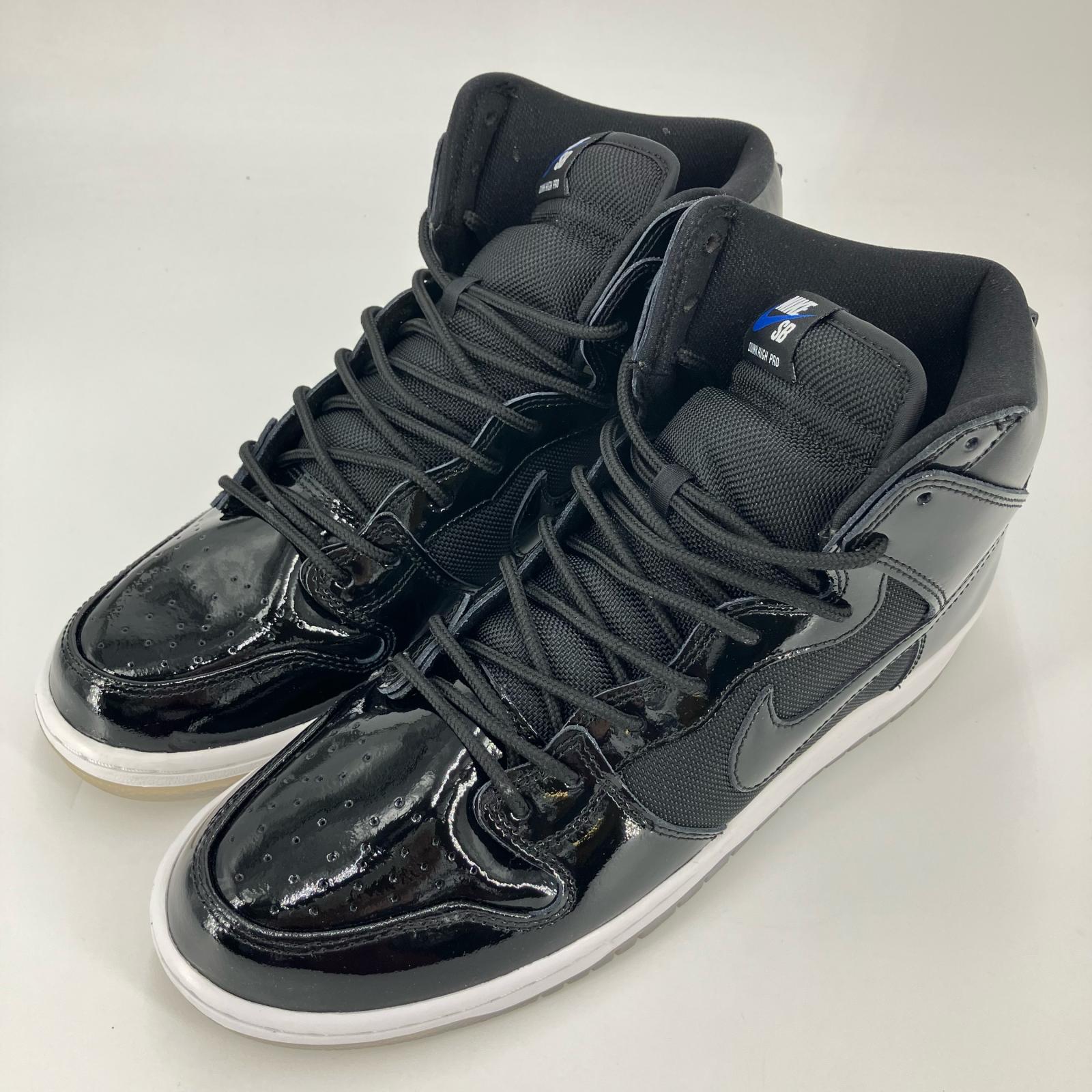 【中古】NIKE SB | ナイキエスビー Dunk High スニーカー BQ6826-002 黒いこと 29糎【イオン広店】