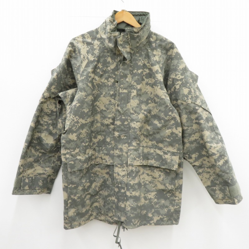 【中古】MILITARY衣料 | ミリタリーイリョウ US.ARMY　ECWCS UNIVERSAL CAMO GORE-TEX PARKA ミリタリージャケット 8415-01-526-9181 カモ サイズ：M【瀬戸大橋店】
