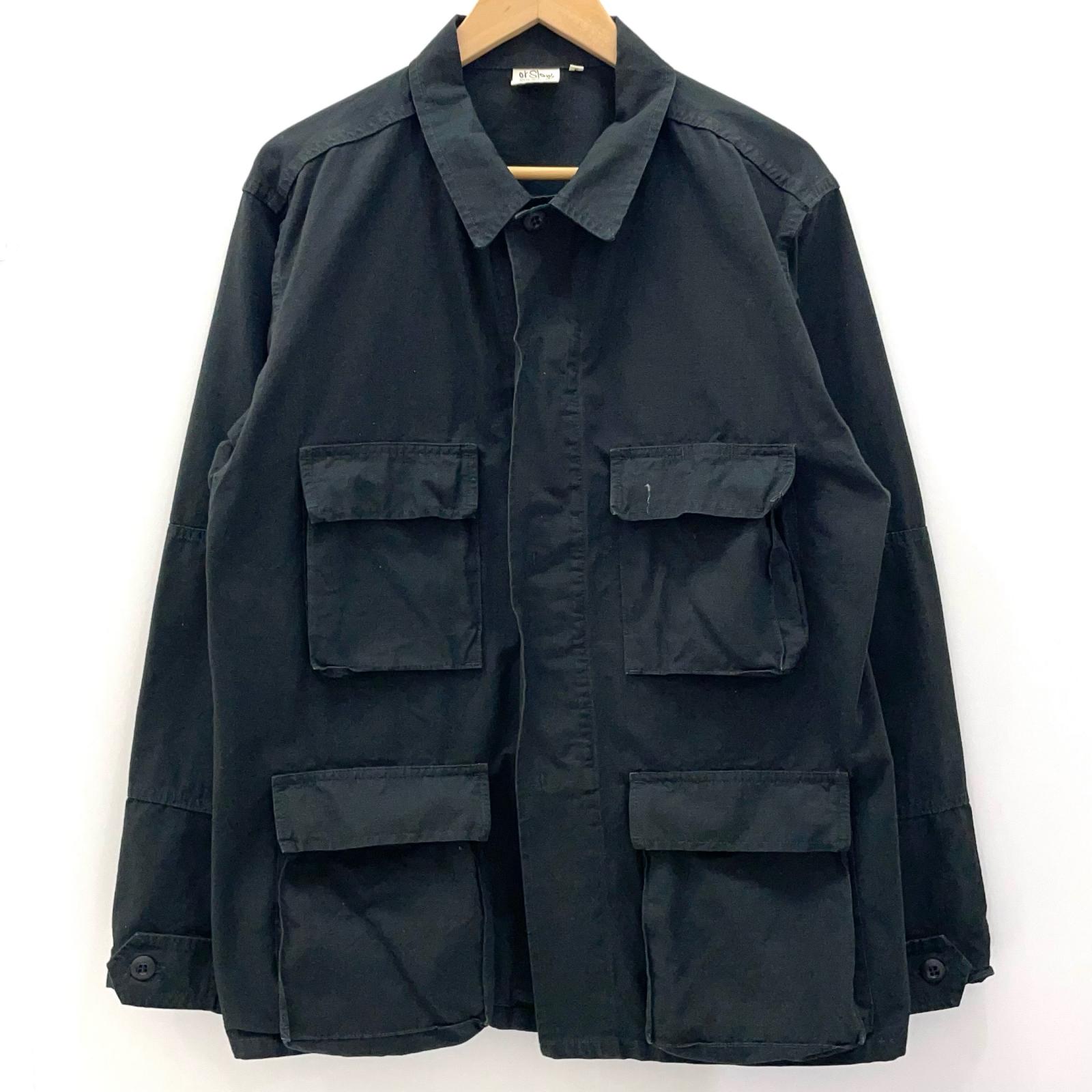 【中古】orSlow | オアスロウ ファティーグジャケット カバーオール ブラック サイズ:3【尾張小牧店】|お宝市番館