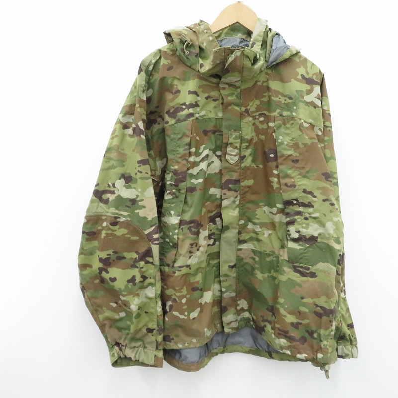 【中古】MILITARY衣料 | ミリタリーイリョウ US NAVY EXTREME COLD/WET WEATHER ミリタリージャケット 8415-01-641-0818 カモフラ 迷彩 マルチ サイズ：M【瀬戸大橋店】