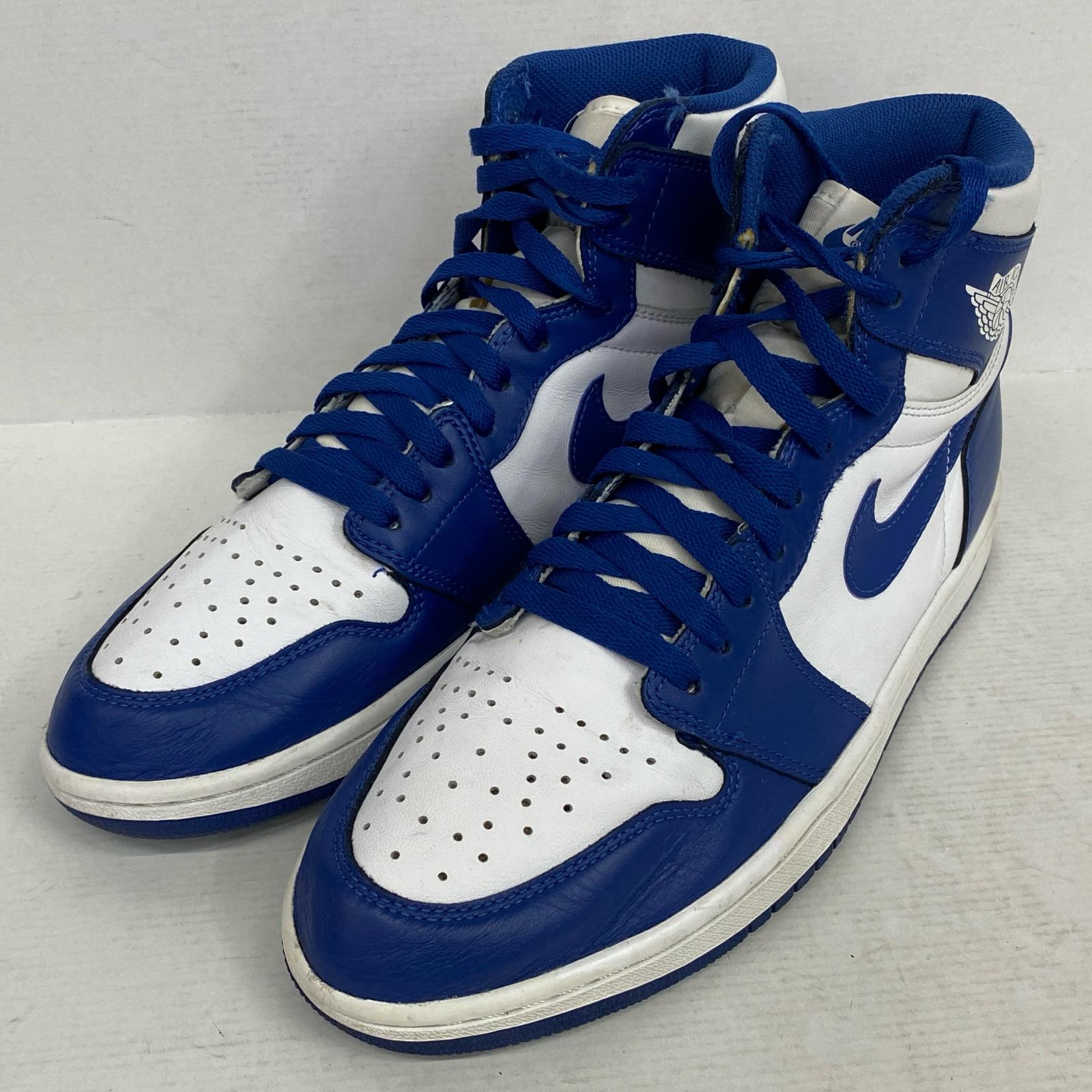 【中古】NIKE | ナイキ Air Jordan 1 Retro High スニーカー 555088-127 青色【加古川店】