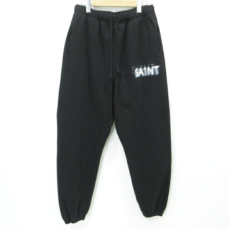 【中古】SAINT MICHAEL | セントマイケルセイントマイケル スウェットパンツ sm-hr8-0000-055 ブラック サイズ:S【三重本店】|お宝市番館