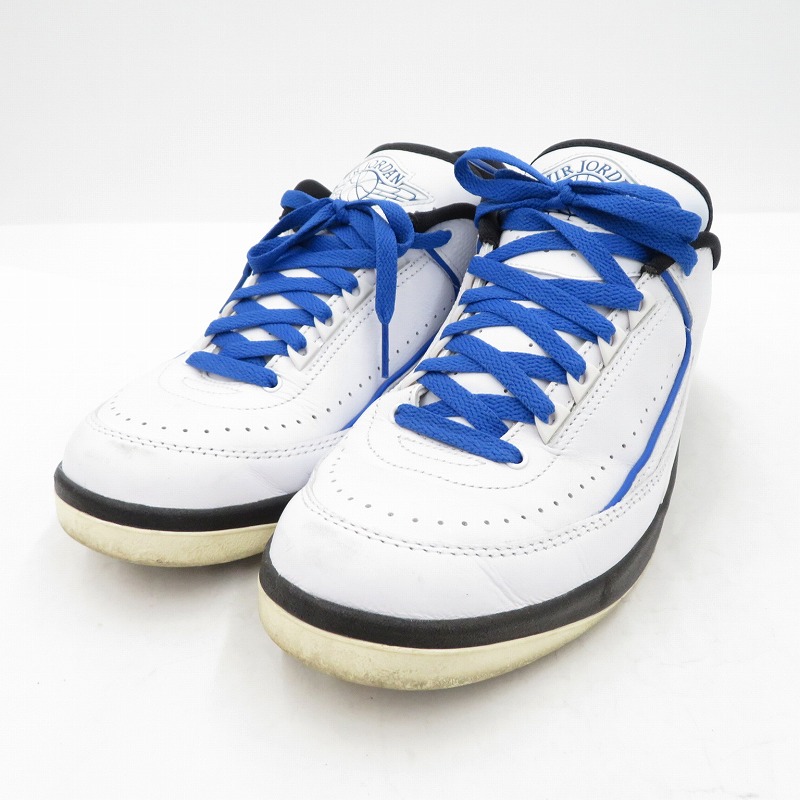 【中古】NIKE | ナイキ Women Air Jordan 2 Retro Low Varsity Royal スニーカー DX4401-104 エアジョーダン ホワイト 27.5cm【瀬戸大橋店】