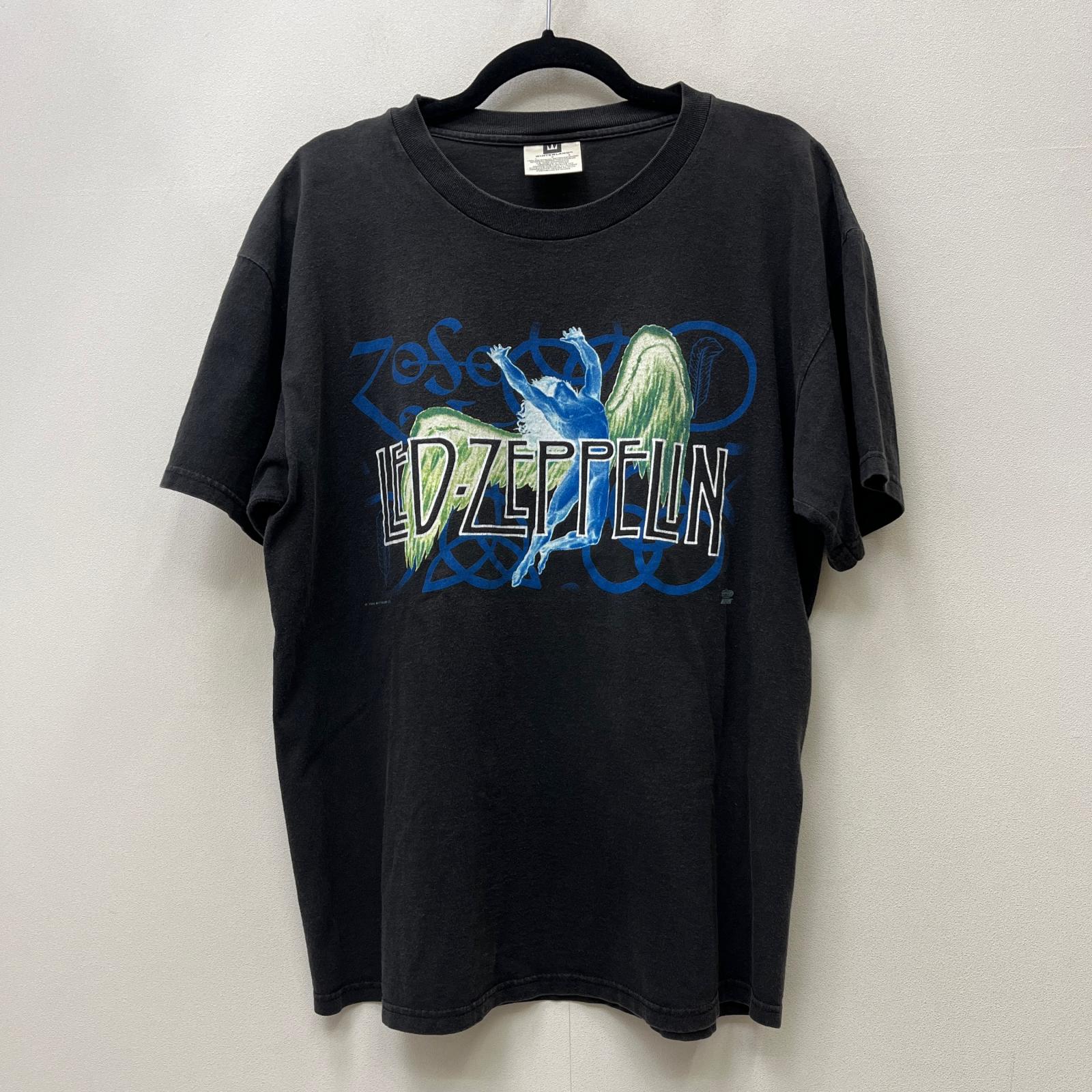 【中古】 LED ZEPPELIN:SWAN SONG WINTERLAND 半袖Ｔシャツ 95年コピーライト ブラック サイズ：L【加古川店】