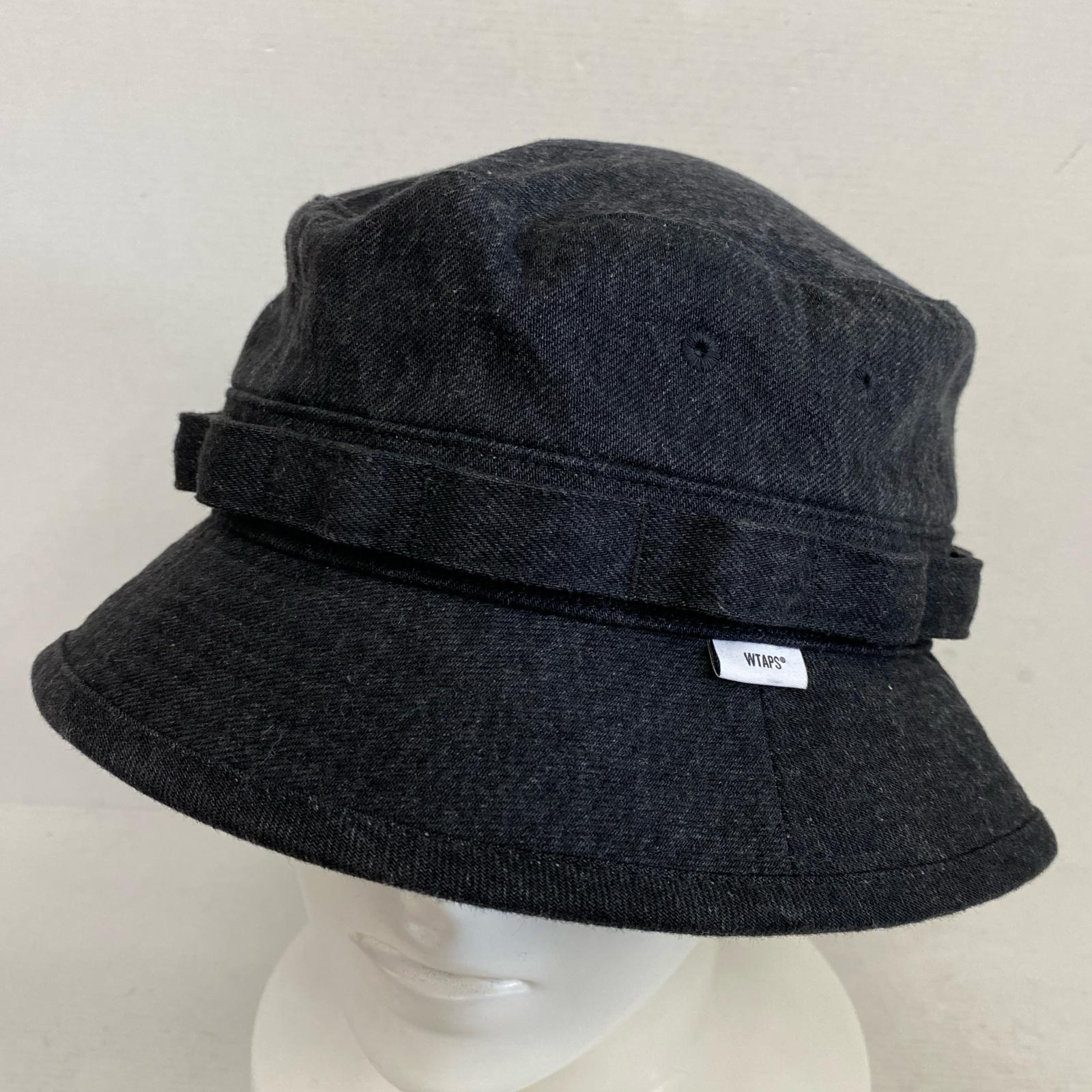 【中古】W)TAPS | ダブルタップス JUNGLE 03 HAT COTTON.DENIM.PROTECT ハット 23HCDT-HT20 ブラック サイズ：2【加古川店】