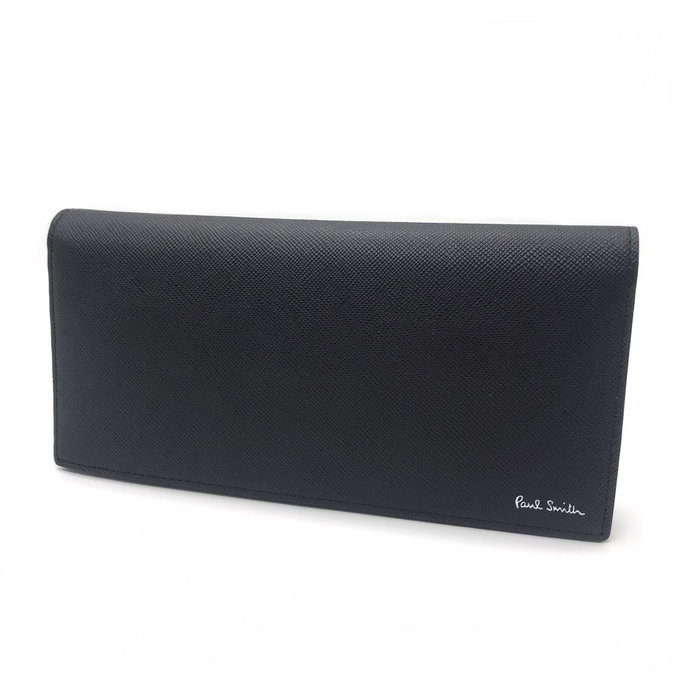 【中古】Paul Smith | ポール・スミス Commuter Mini 二つ折り長財布 長財布 353-003 ブラック【倉吉店】 25,404円