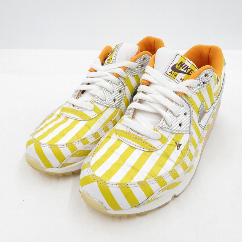 【中古】NIKE | ナイキ Air Max 90 SE woosh Mart/Chicken スニーカー DD5481-735 エアマックス イエロー 27.5cm【瀬戸大橋店】
