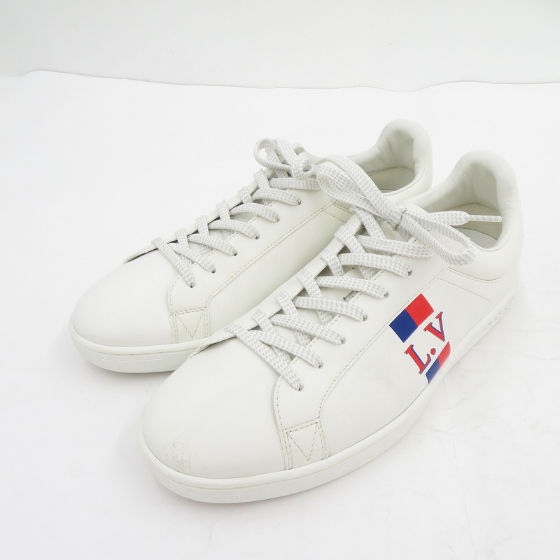 【中古】LOUIS VUITTON | ルイ・ヴィトン ルクセンブルグ・ライン スニーカー 1A44ZN 白いこと【瀬戸大橋店】