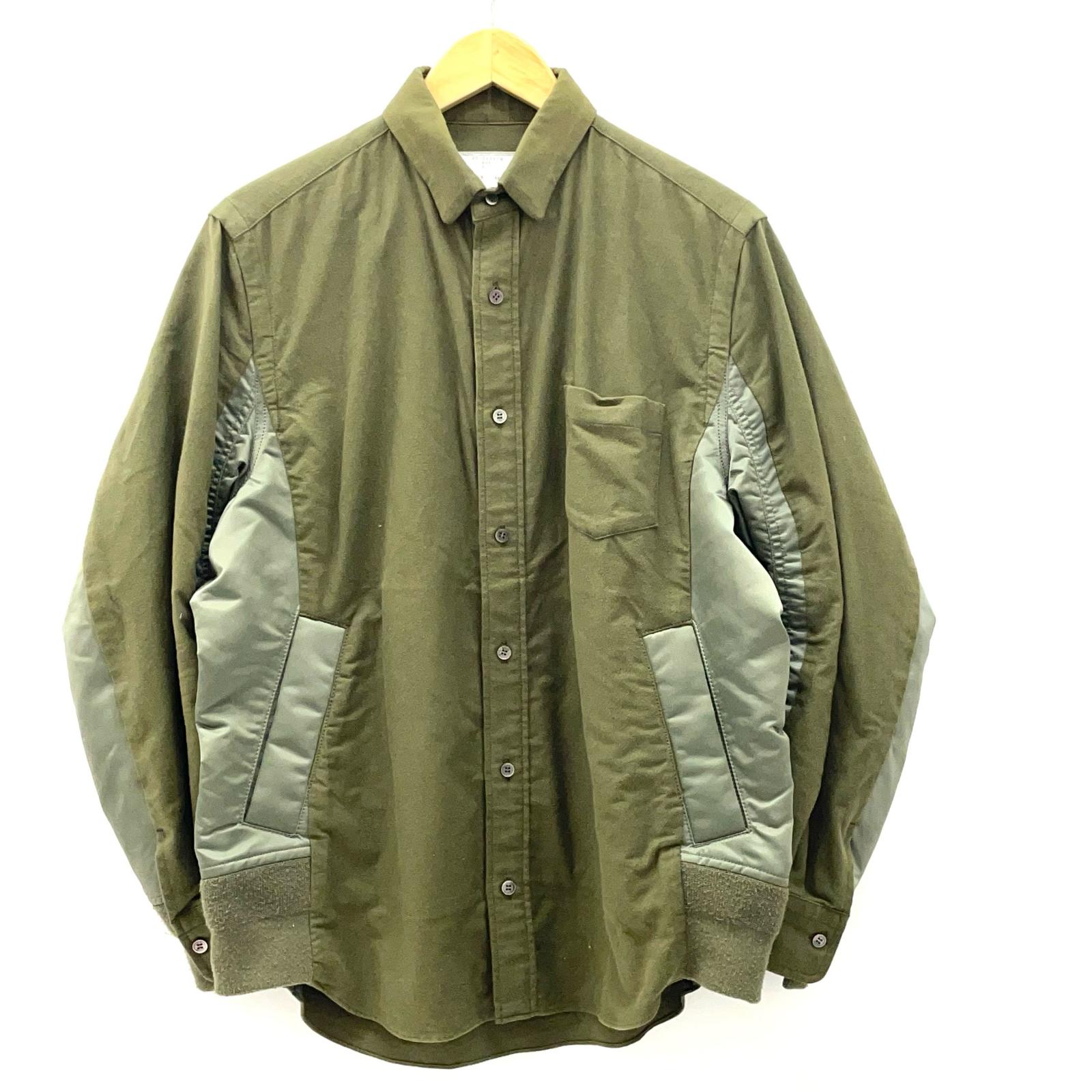 Sacai サカイ 19AW ナイロンシャツ ジャケット 楽天市場】Sacai サカイ シャツ サイズ:4 23SS コットン