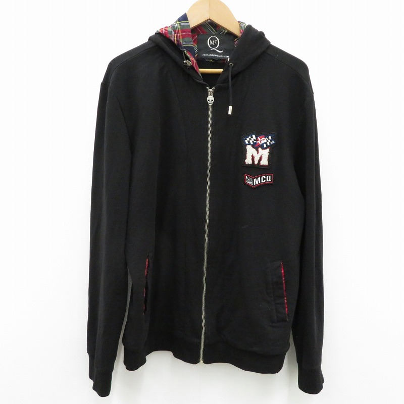 [未使用] アレキサンダーマックイーン　ブラック　ファーストライン　パーカー❗️ 未使用] アレキサンダーマックイーン ブラック ファーストライン