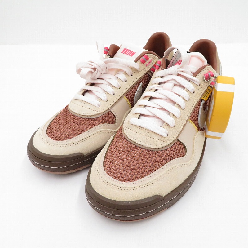 【中古】NIKE | ナイキ ×UNION Field General SP \u0027Guava\u0027 スニーカー FQ9003-200 ベージュ 26.5珊【瀬戸大橋店】