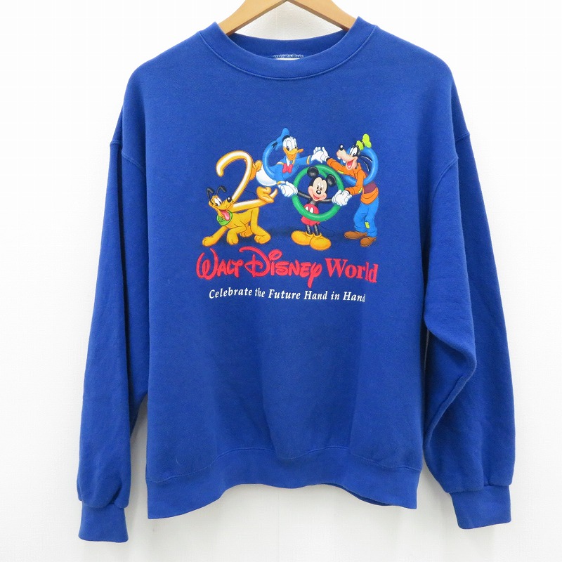 【中古】VINTAGE衣料 | ヴィンテージイリョウ WALT Disney World スウェット ブルー サイズ：不明【瀬戸大橋店】