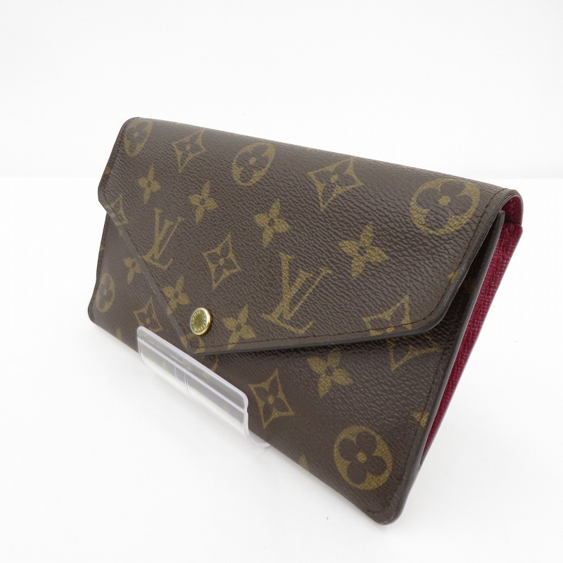 【中古】LOUIS VUITTON | ルイ・ヴィトン モノグラム ポルトフォイユ・ジャンヌ 長財布 M62155 ブラウン【瀬戸大橋店】｜お宝市番館