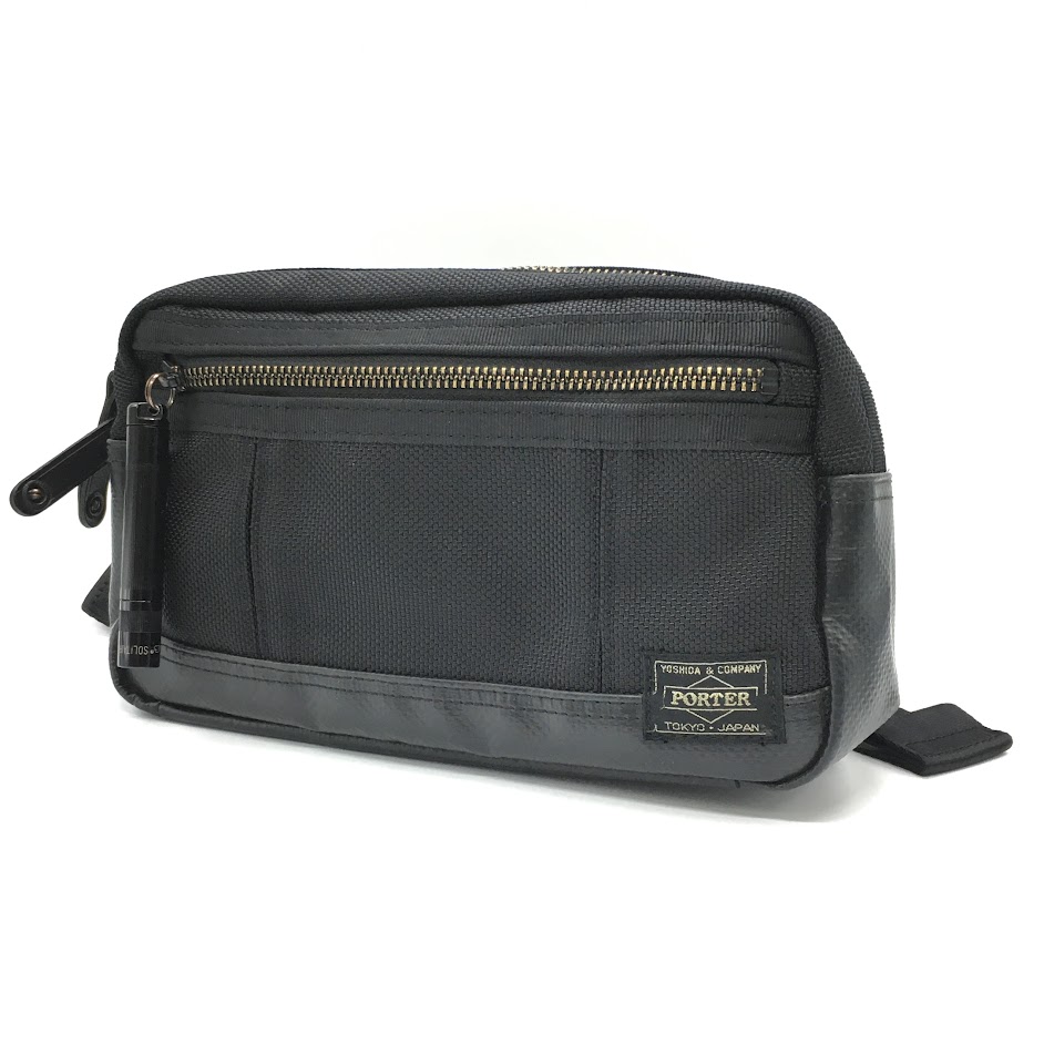 【中古】PORTER | ポーター HEAT WAIST BAG ウエストバッグ 703-07972 ブラック【倉吉店】
