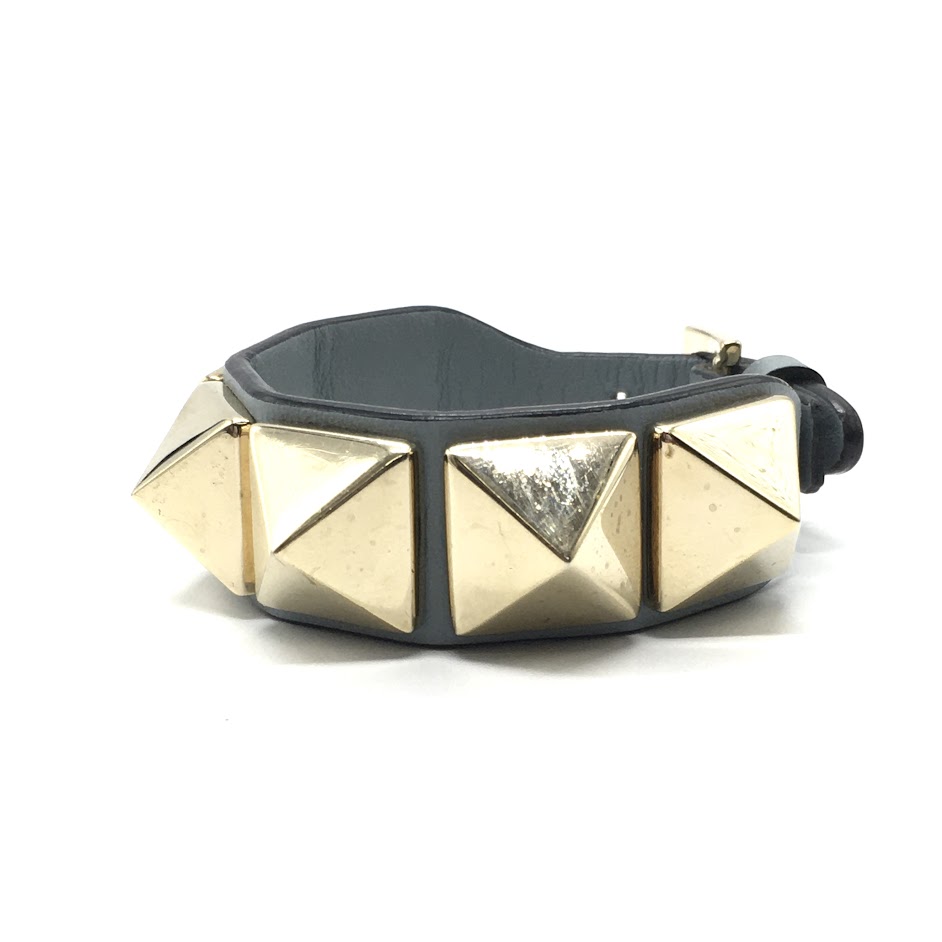 GARNI ガルニ Coil Bracelet 3連ブレスレット 紺 M（58cm） 中古GARNI