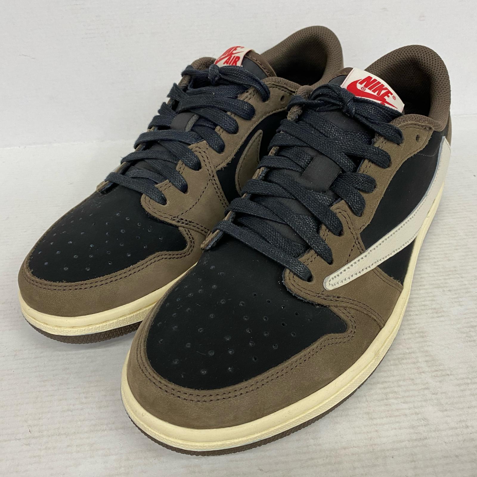 【中古】NIKE | ナイキ Travis Scott × Nike Air Jordan 1 Low OG SP-T スニーカー CQ4277-001 ブラウン【加古川店】
