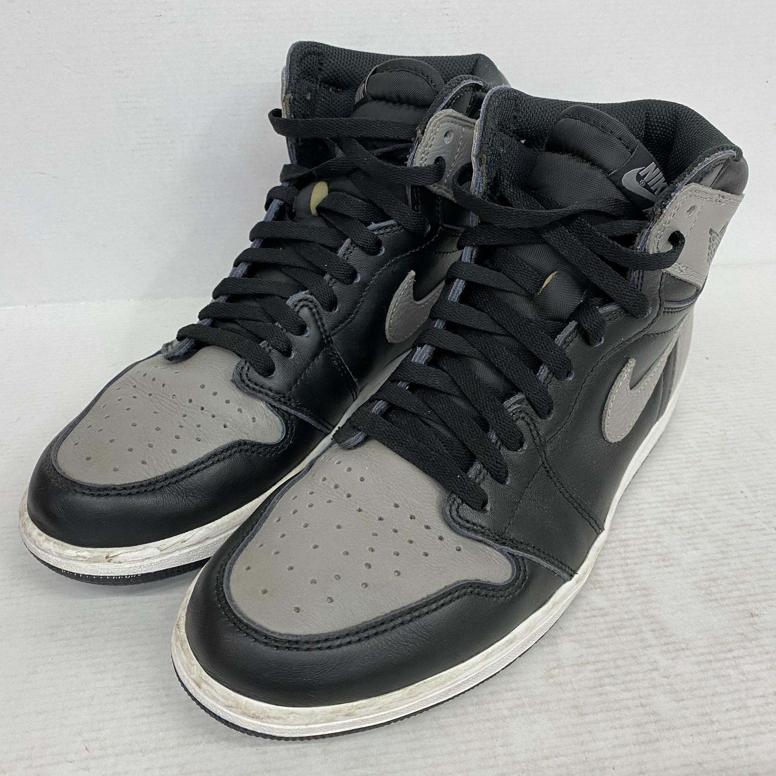 【中古】NIKE | ナイキ Air Jordan 1 Retro High OG スニーカー 555088-013 グレー【加古川店】