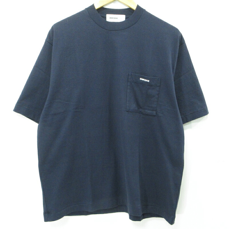 everyone ネイビー Tシャツ Sサイズ　j.30000 logo tee everyone j.30000 logo short sleeve tee shirt (BLACK) | everyone