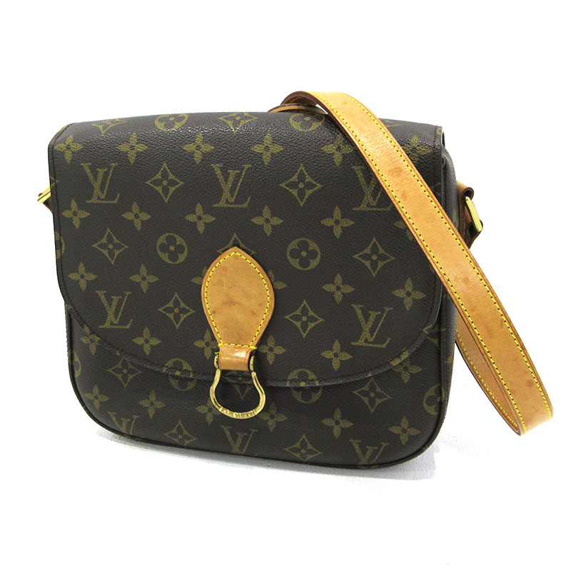 【中古】LOUIS VUITTON | ルイ・ヴィトン モノグラム サンクルーGM ショルダーバッグ M51242 ブラウン【三重本店】