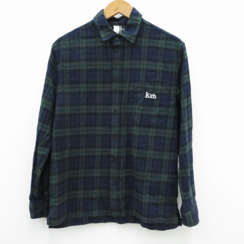 KITH Ginza ウール ネルシャツ チェック ジャケット voyage 楽天市場】【中古】【メンズ】KITH/キス/check Plaid Ginza pyre