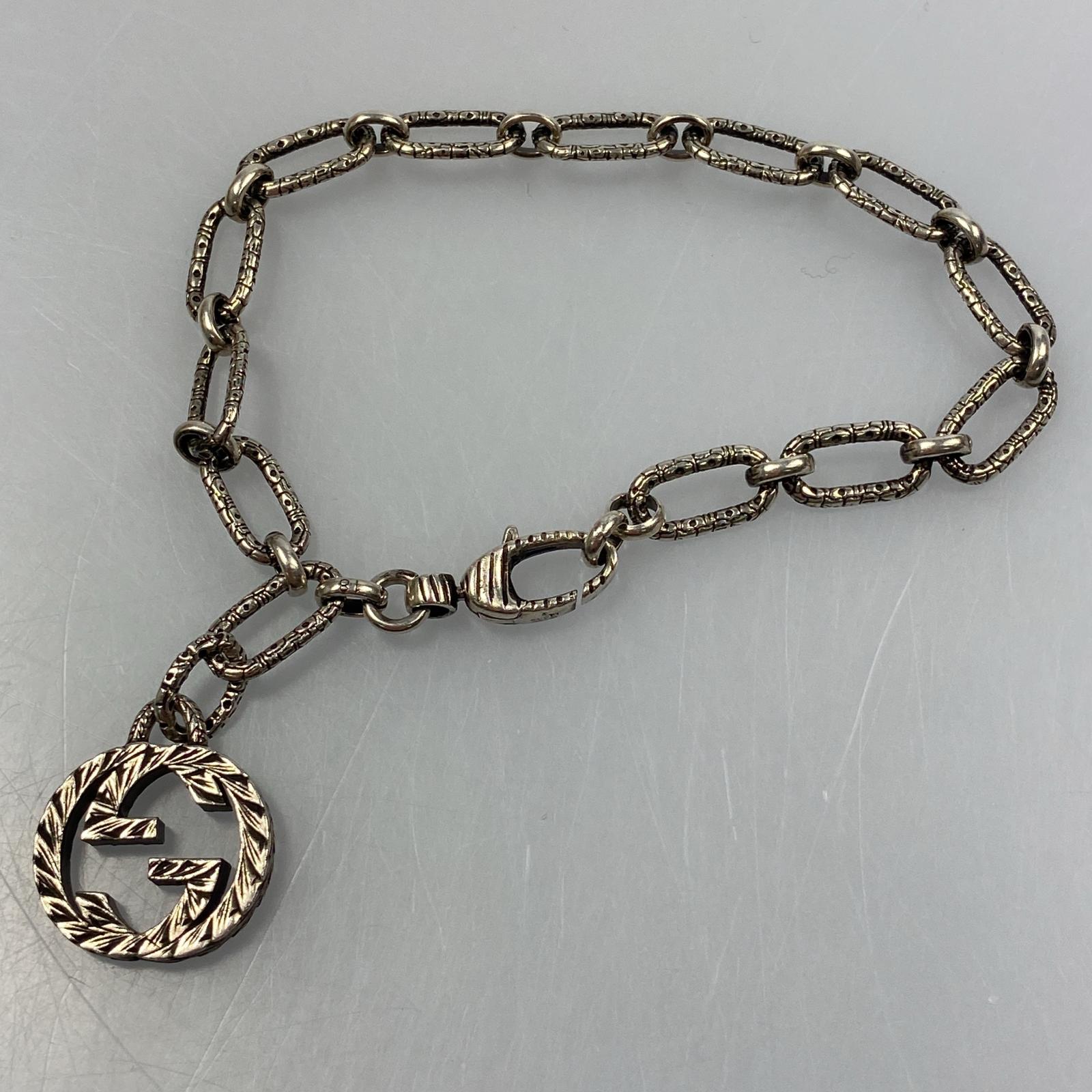 【中古】GUCCI | グッチ インターロッキングG ブレスレット 455381【姫路東店】