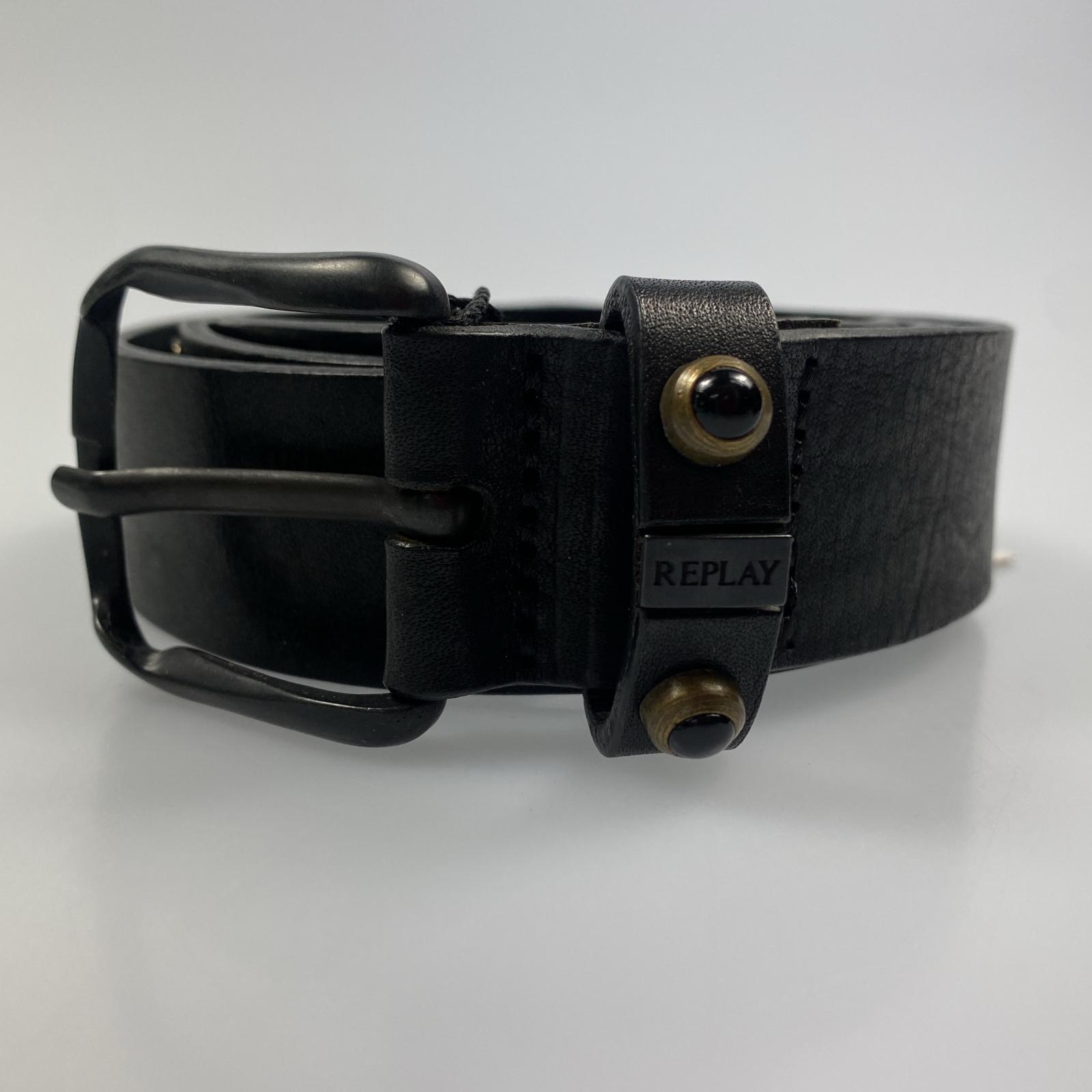 【中古】REPLAY | リプレイ ベルト AX2235.000.A3077 サイズ:100 ブラック【姫路東店】
