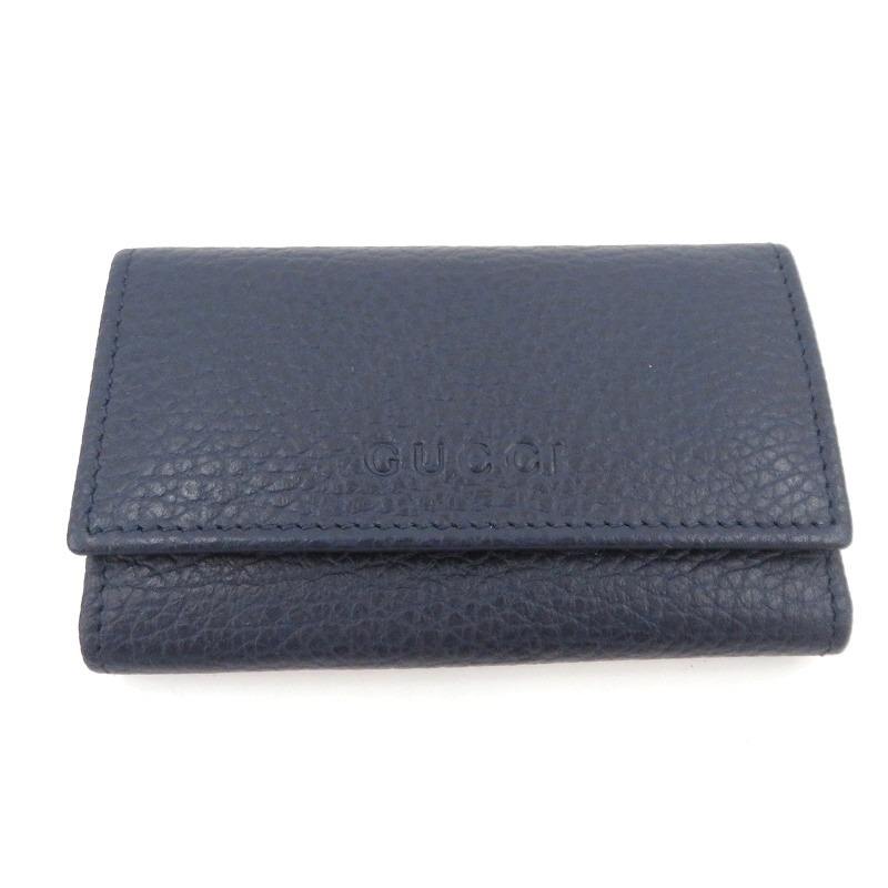 【中古】GUCCI | グッチ 6連 キーケース 260989・4276 【ネット在庫】 ネイビー【瀬戸大橋店】