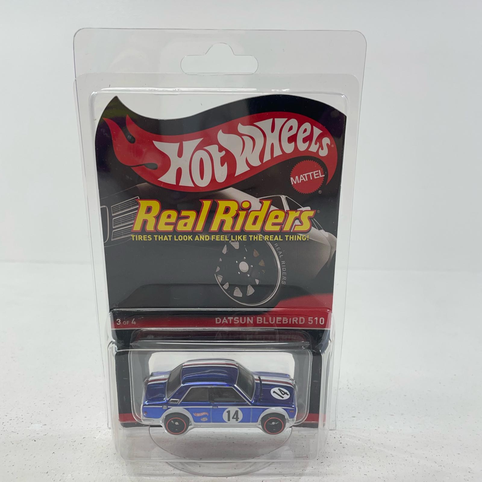 【中古】 Hot Wheels/ホットウィール  REAL RIDERS DATSUN BLUEBIRD 510 ダットサン 青碧鳥類【尾張小牧店】