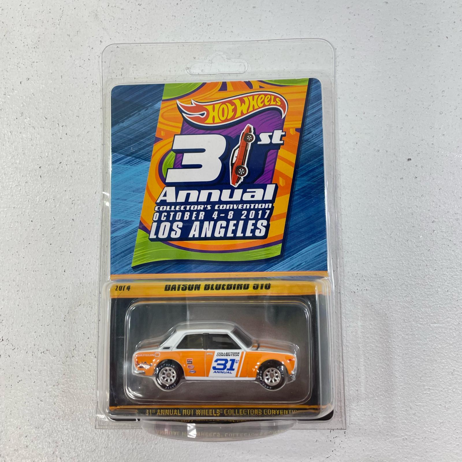 【中古】Hot Wheels/ホットウィール 31st Annual Los Angeles Hot Wheel Convention DATSUN BLUEBIRD 510 ダットサン 青み小鳥【尾張小牧店】