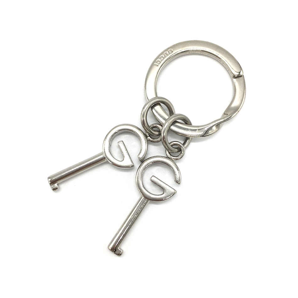 【中古】GUCCI | グッチ パラジウムキーリング キーリング 296551 シルバー【倉吉店】